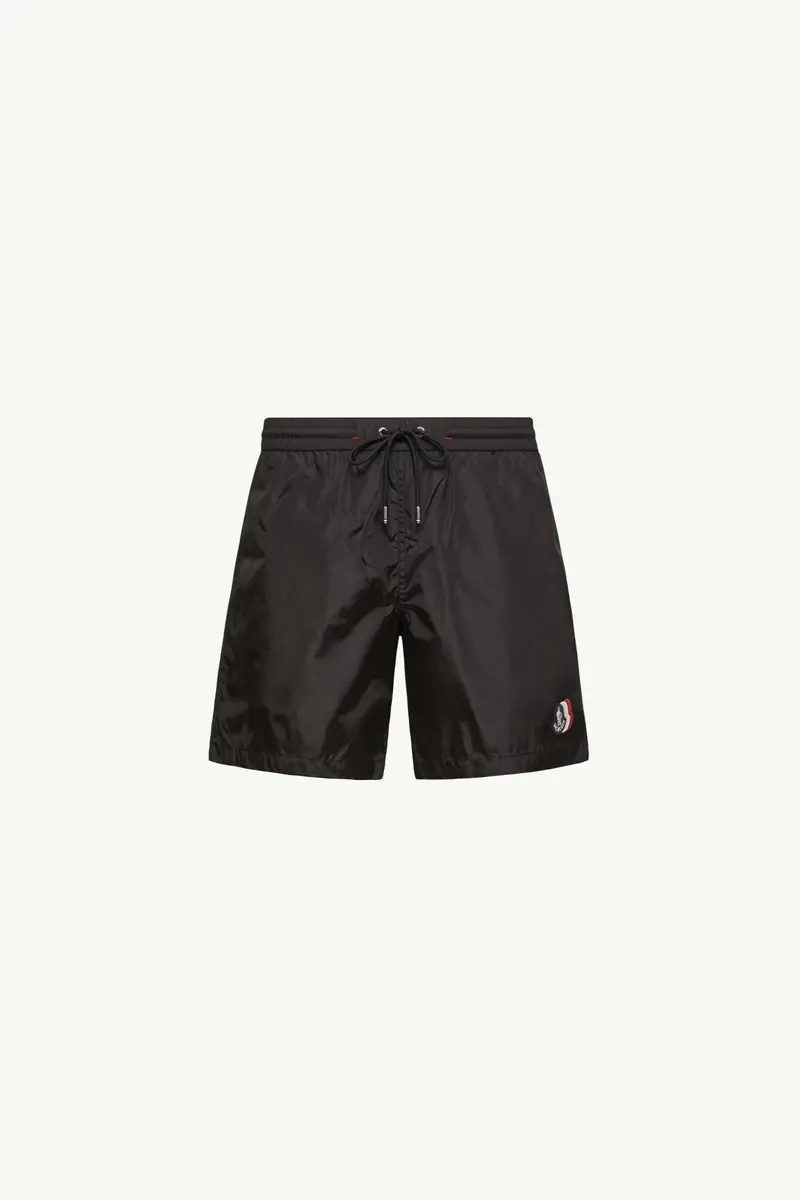 Moncler Logo Patch Swim Shorts | Thumbnail 2