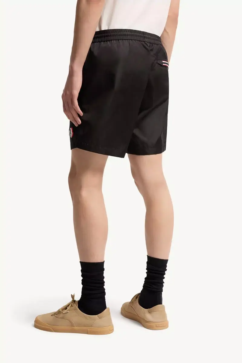 Moncler Logo Patch Swim Shorts | Thumbnail 6