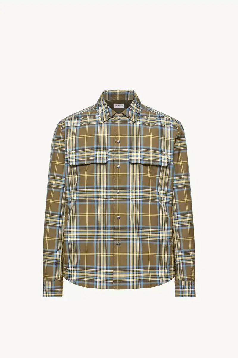 Moncler Monogram Checked Shirt Jacket | Thumbnail 2 Moncler Monogram Checked Shirt Jacket | Thumbnail 2