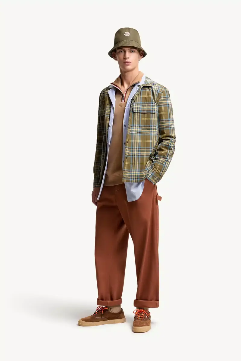 Moncler Monogram Checked Shirt Jacket | Thumbnail 3 Moncler Monogram Checked Shirt Jacket | Thumbnail 3