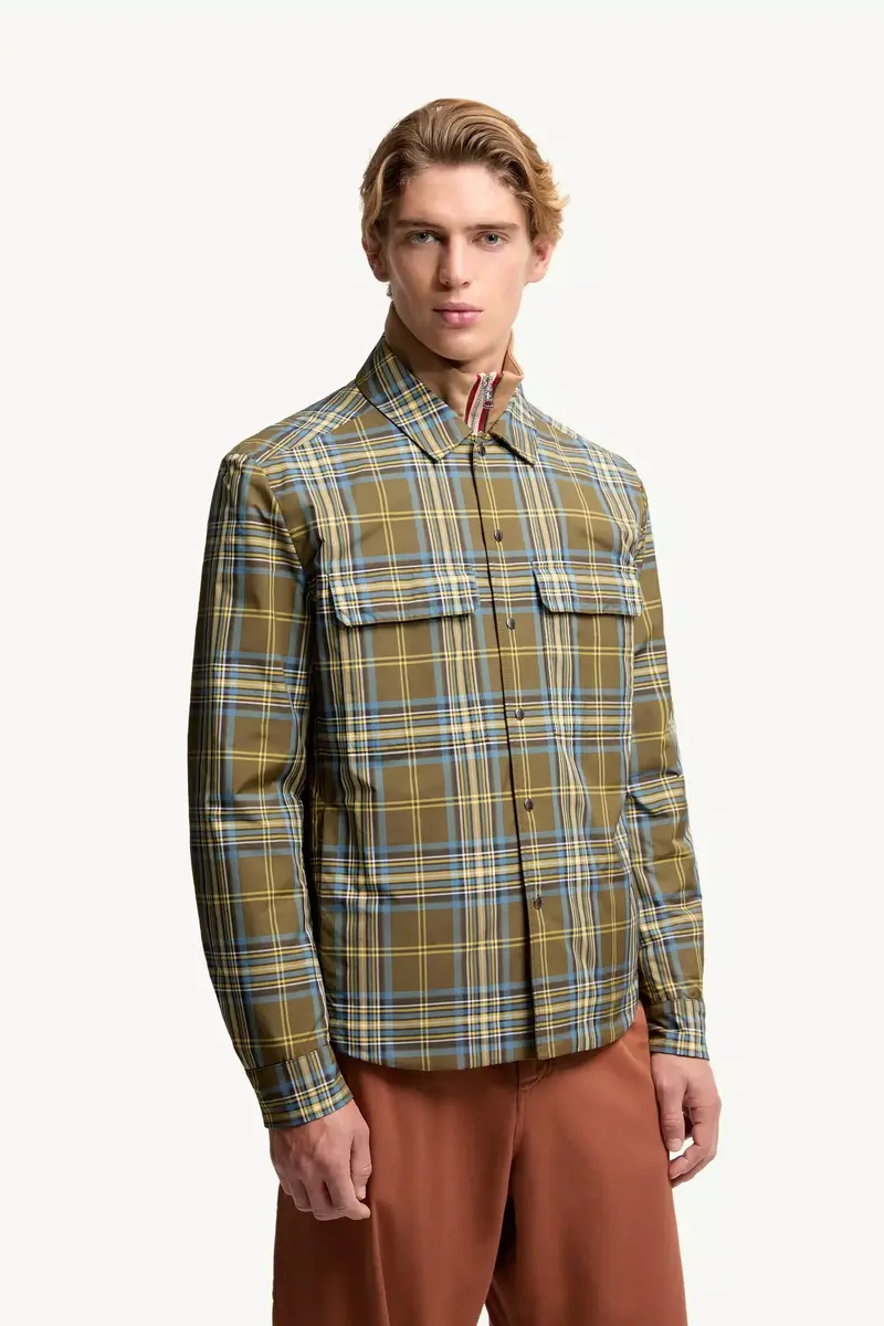 Moncler Monogram Checked Shirt Jacket | Thumbnail 5 Moncler Monogram Checked Shirt Jacket | Thumbnail 5