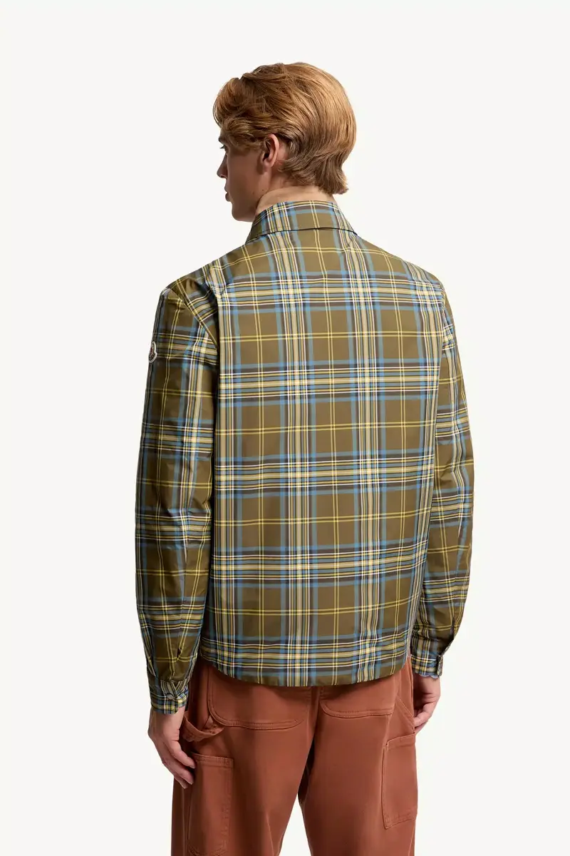 Moncler Monogram Checked Shirt Jacket | Thumbnail 6 Moncler Monogram Checked Shirt Jacket | Thumbnail 6