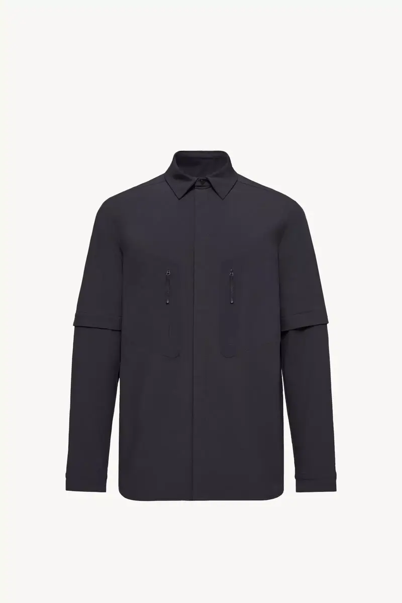 Moncler Logo 2-in1 Shirt Jacket | Thumbnail 2 Moncler Logo 2-in1 Shirt Jacket | Thumbnail 2