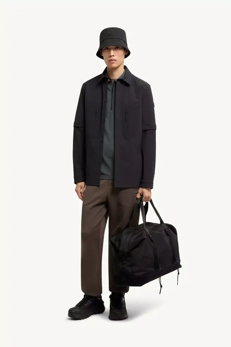 Moncler Logo 2-in1 Shirt Jacket | Thumbnail 3 Moncler Logo 2-in1 Shirt Jacket | Thumbnail 3