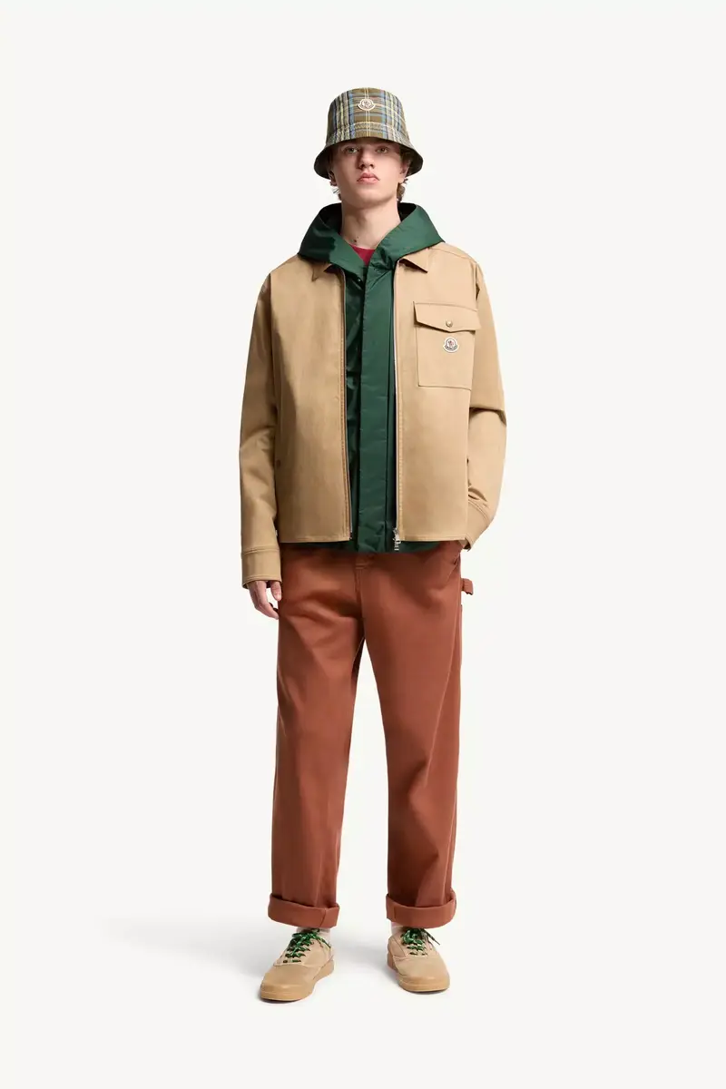 Moncler Cotton Blend Gabardine Shirt Jacket | Thumbnail 3