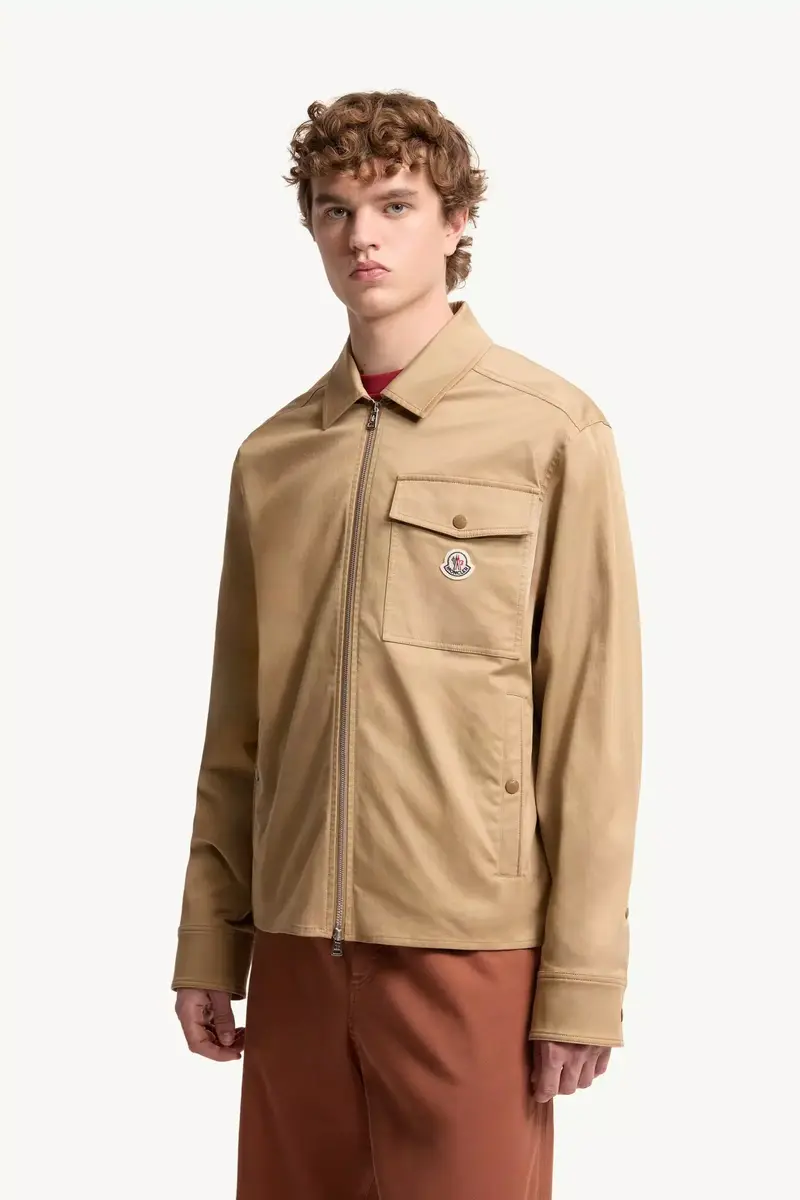 Moncler Cotton Blend Gabardine Shirt Jacket | Thumbnail 5