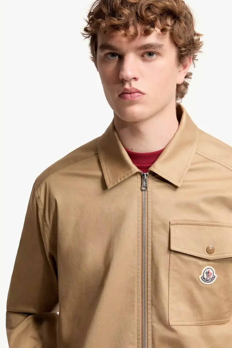 Moncler Cotton Blend Gabardine Shirt Jacket | Thumbnail 7