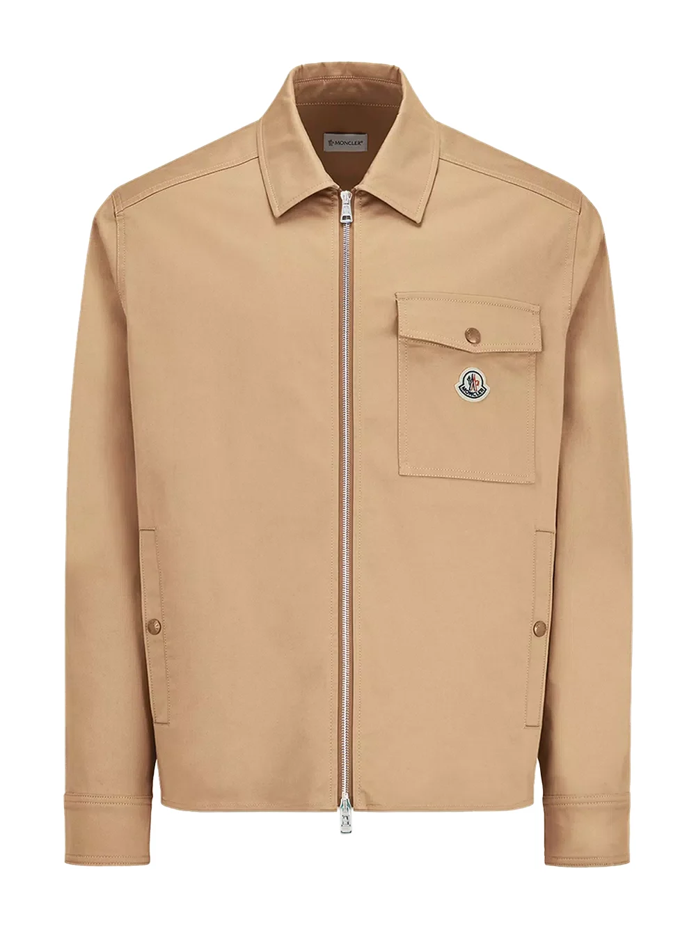 Cotton Blend Gabardine Shirt Jacket Cotton Blend Gabardine Shirt Jacket