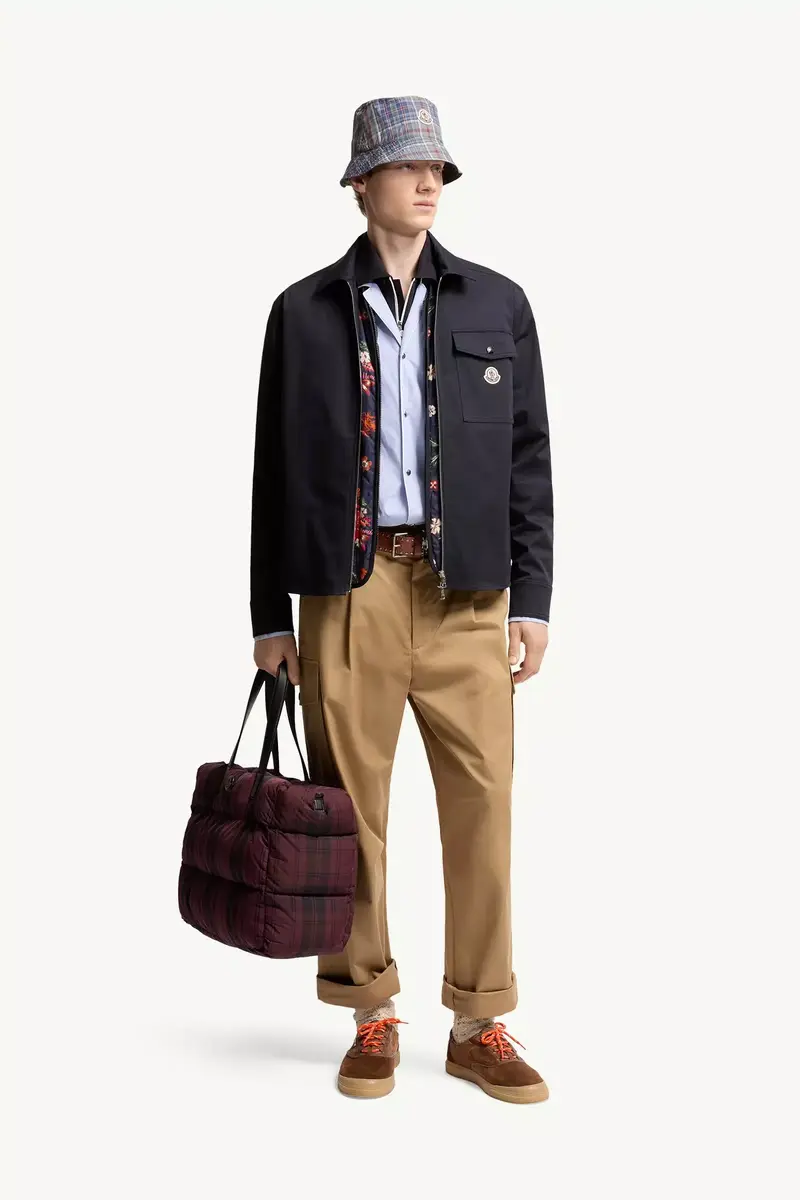 Moncler Cotton Blend Gabardine Shirt Jacket | Thumbnail 3