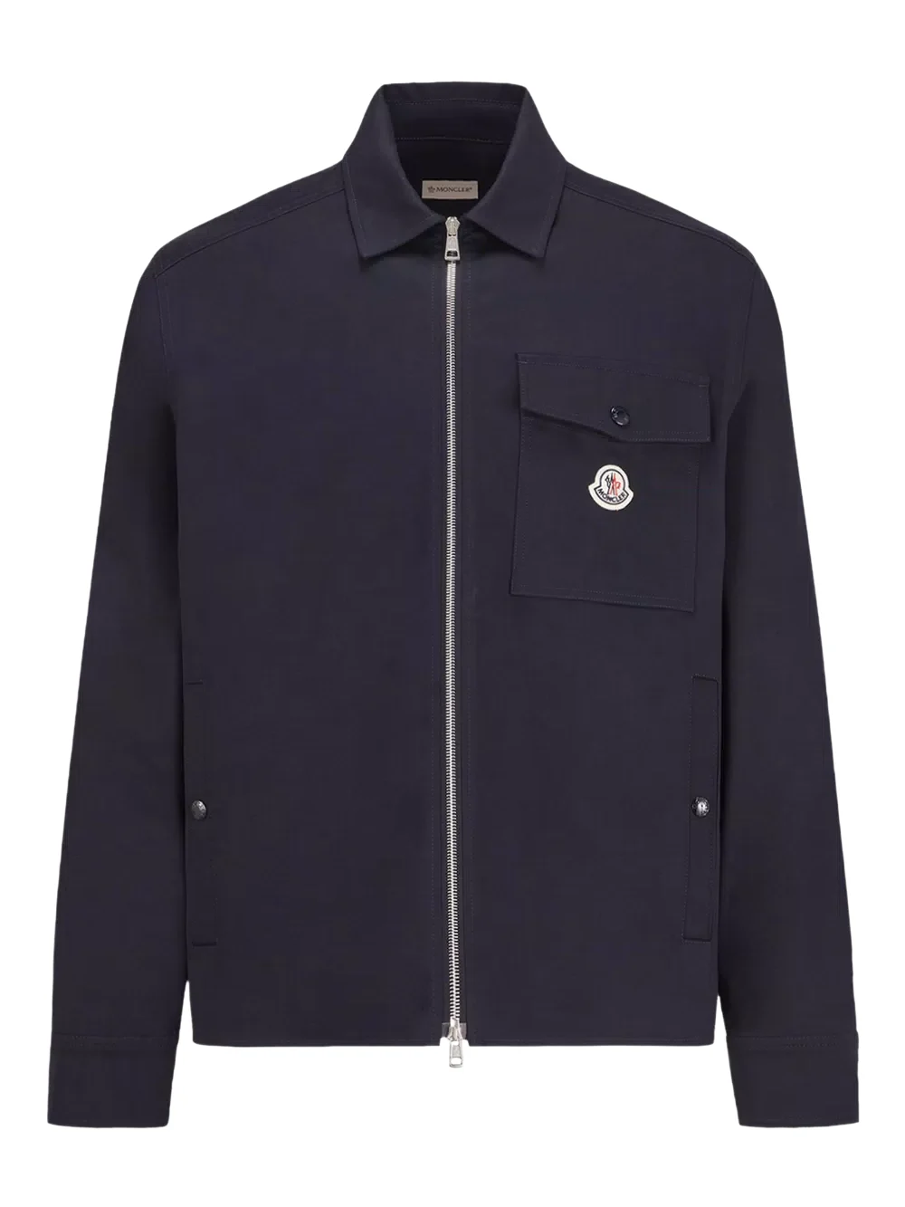 Cotton Blend Gabardine Shirt Jacket