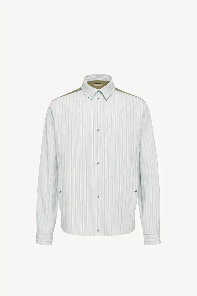 Moncler Striped Cotton Poplin Shirt | Thumbnail 2