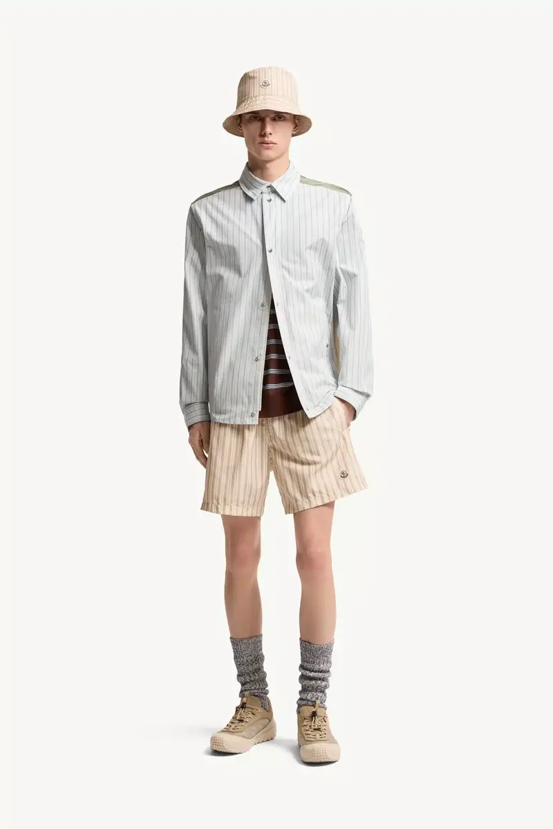 Moncler Striped Cotton Poplin Shirt | Thumbnail 3