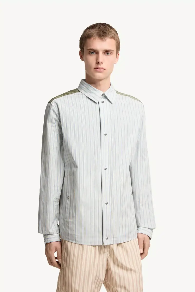 Moncler Striped Cotton Poplin Shirt | Thumbnail 5