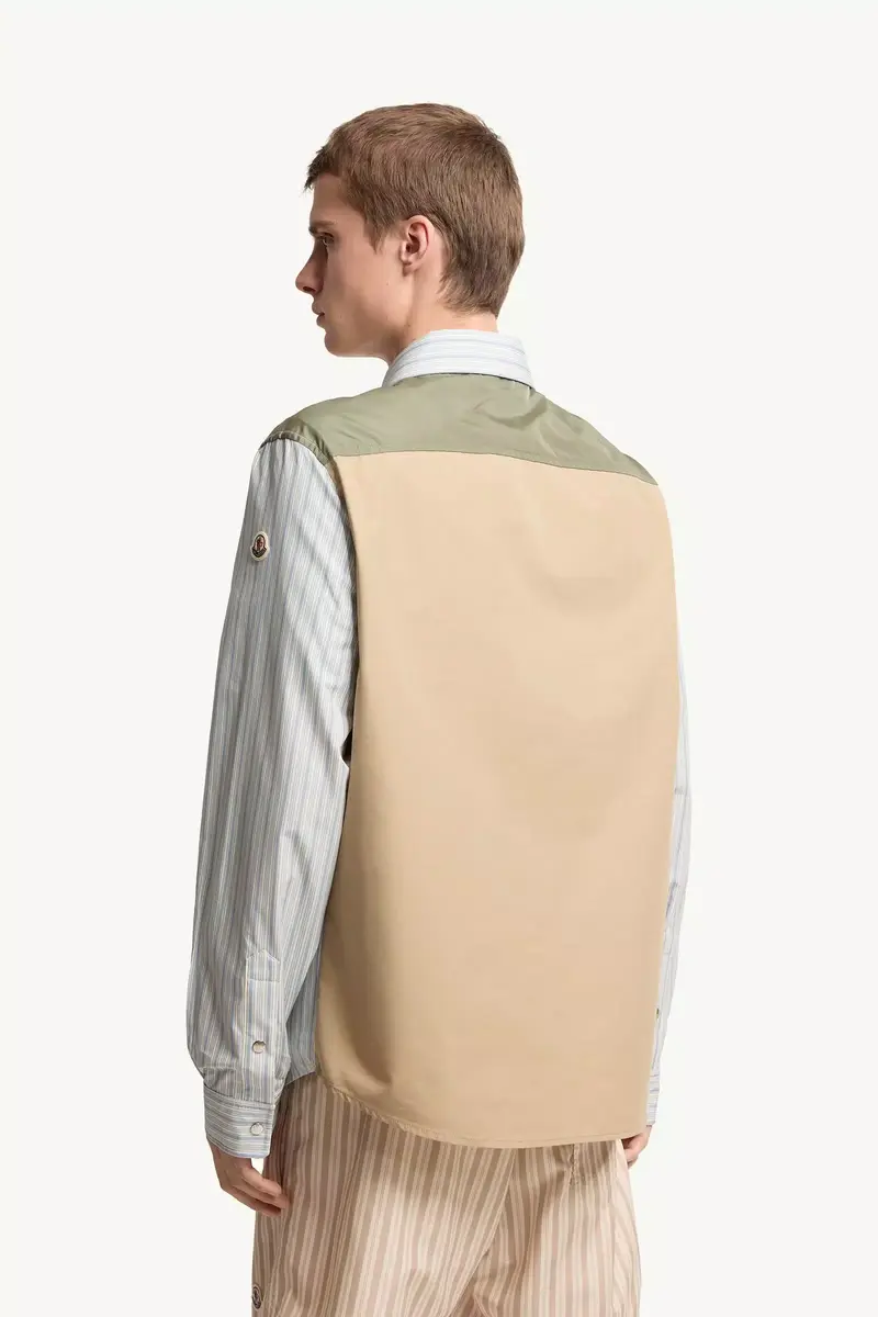 Moncler Striped Cotton Poplin Shirt | Thumbnail 6