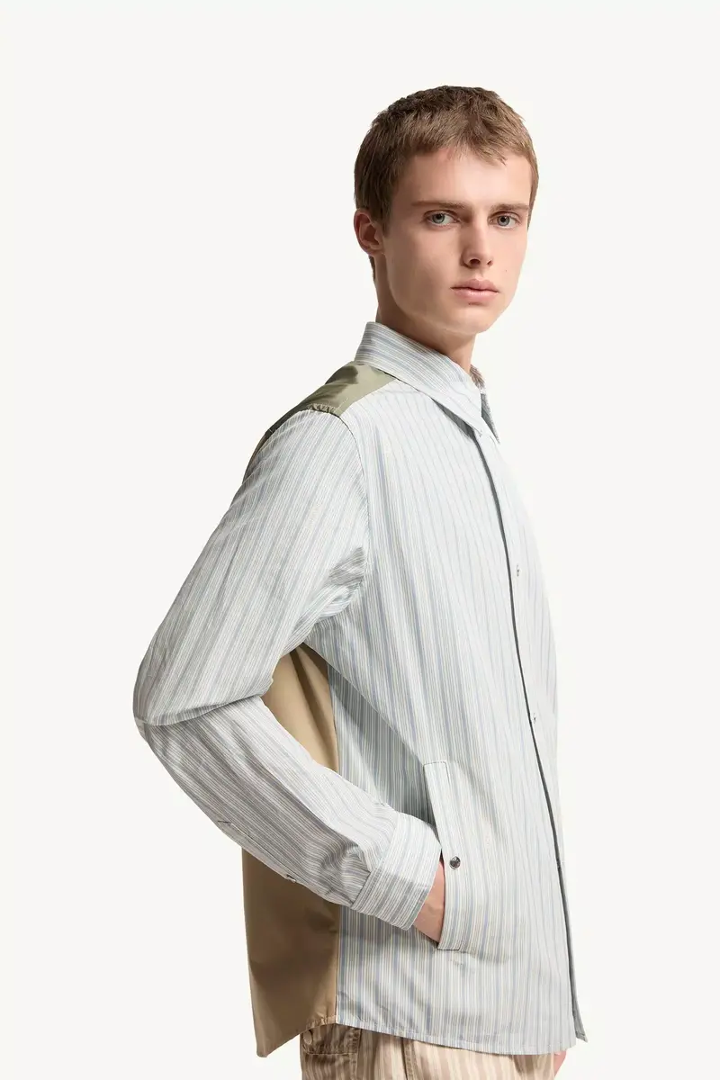 Moncler Striped Cotton Poplin Shirt | Thumbnail 7