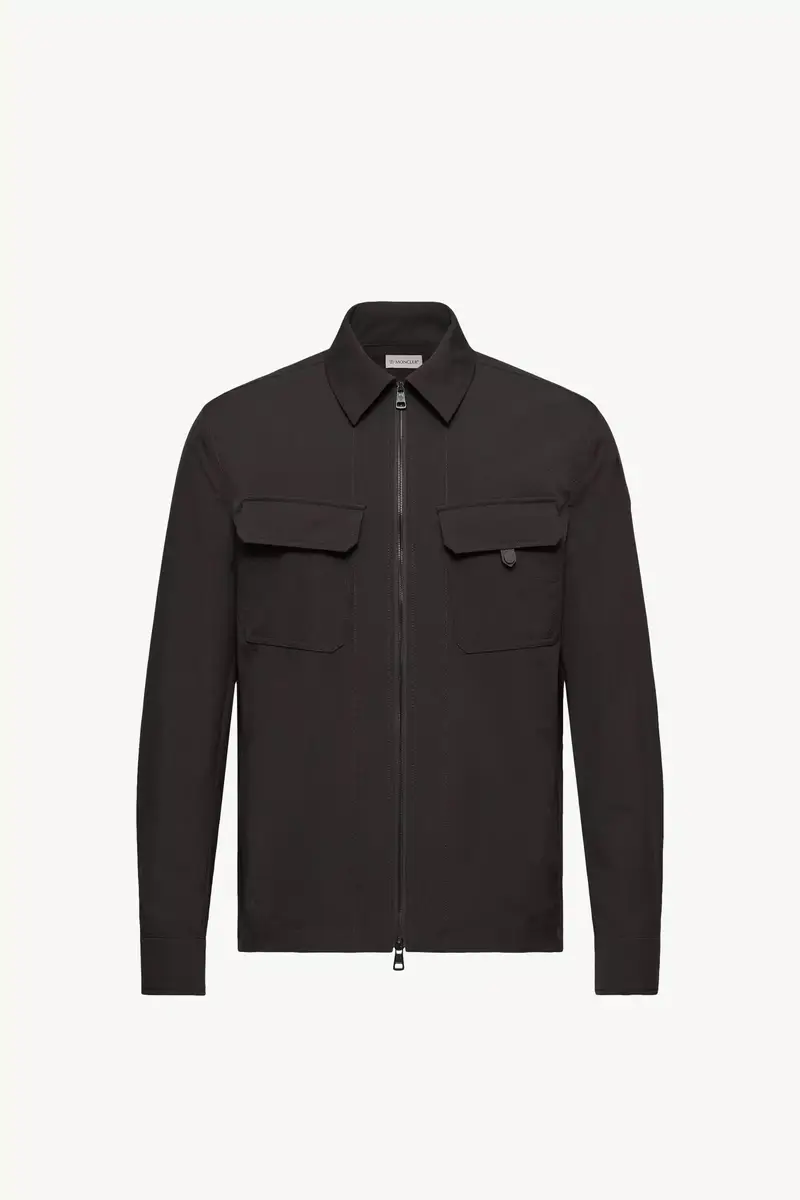 Moncler Seersucker Shirt Jacket | Thumbnail 2 Moncler Seersucker Shirt Jacket | Thumbnail 2