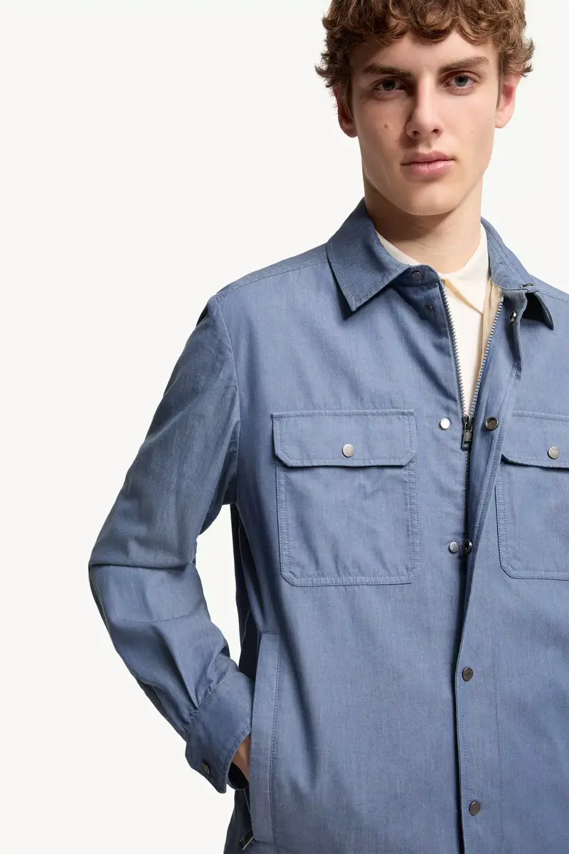 Moncler Denim Shirt Jacket | Thumbnail 7 Moncler Denim Shirt Jacket | Thumbnail 7