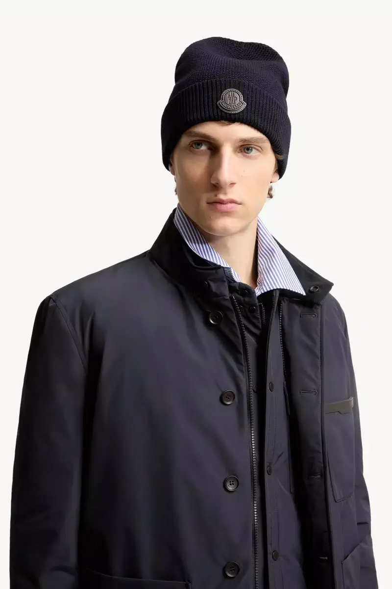 Moncler Wool Beanie | Thumbnail 3 Moncler Wool Beanie | Thumbnail 3