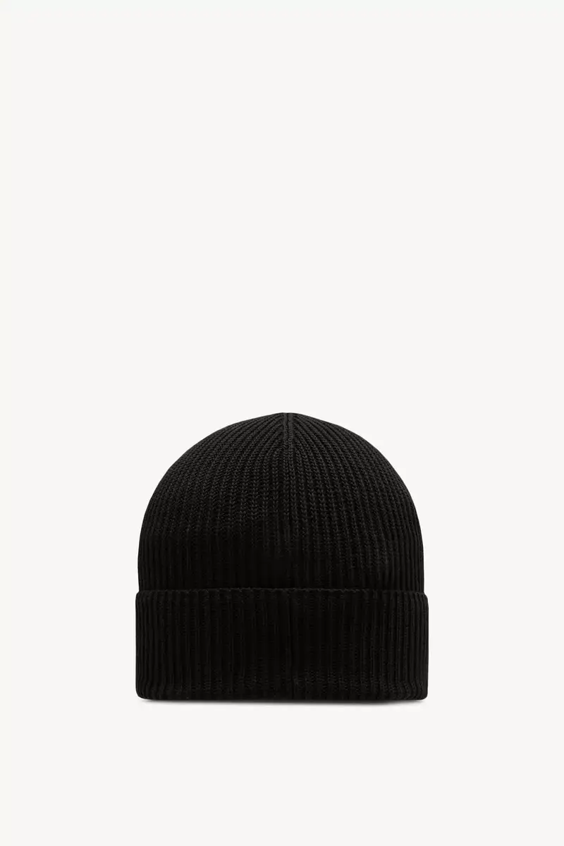 Moncler Logo Cotton Beanie | Thumbnail 6 Moncler Logo Cotton Beanie | Thumbnail 6