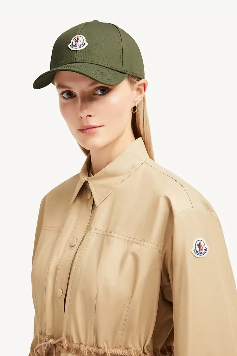 Moncler Cotton Gabardine Baseball Cap | Thumbnail 4 Moncler Cotton Gabardine Baseball Cap | Thumbnail 4
