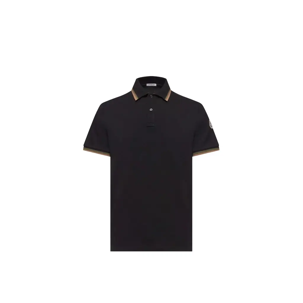 Double Collar Cotton Piquet Polo Shirt Double Collar Cotton Piquet Polo Shirt