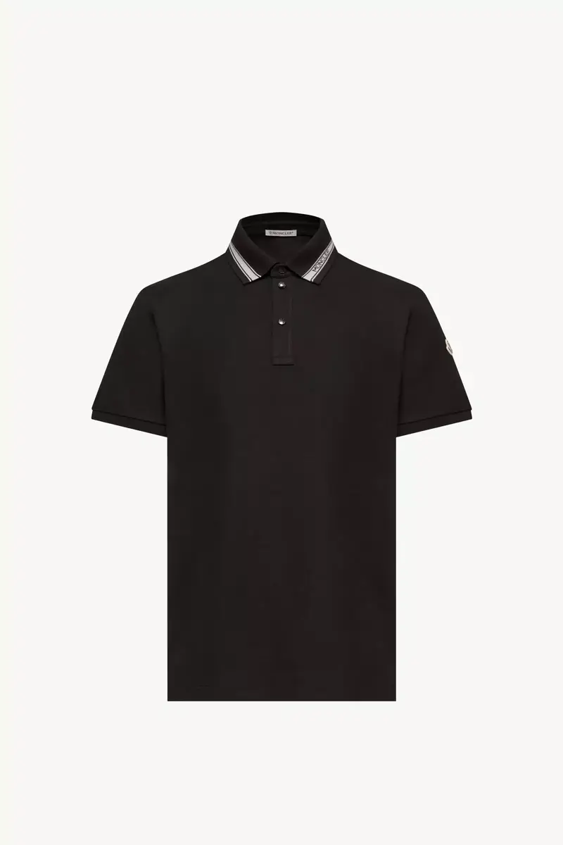 Moncler Cotton Piquet Polo Shirt | Thumbnail 2 Moncler Cotton Piquet Polo Shirt | Thumbnail 2