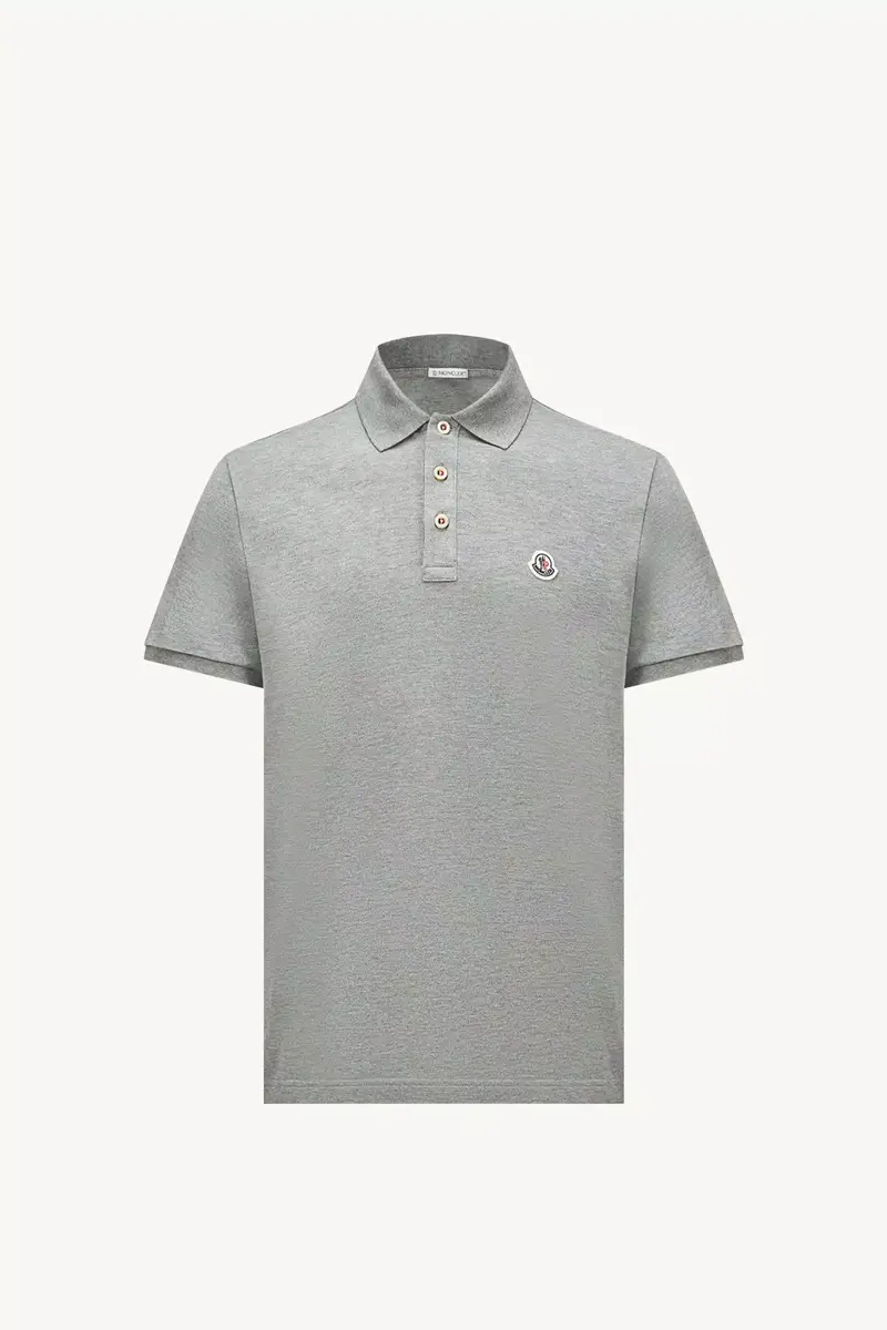 Moncler Logo Patch Cotton Polo Shirt | Thumbnail 2 Moncler Logo Patch Cotton Polo Shirt | Thumbnail 2