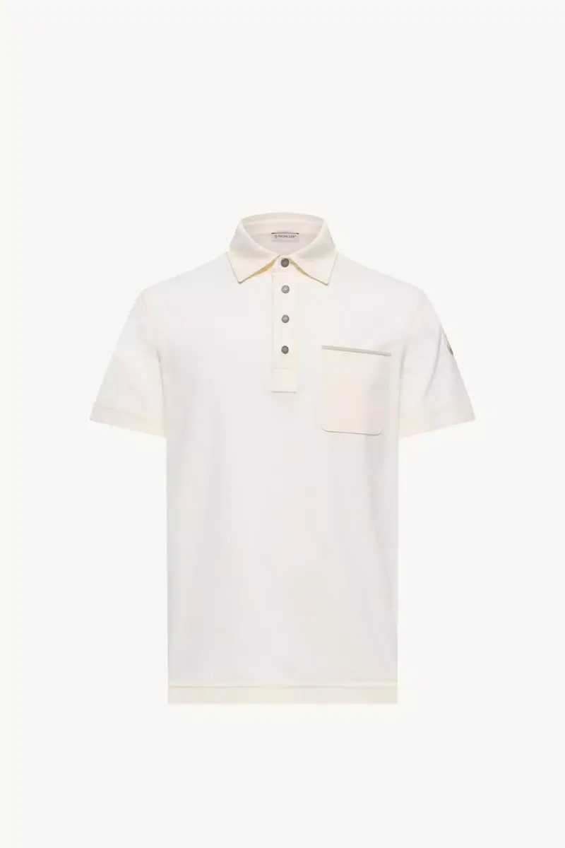 Moncler Cotton Piquet Polo Shirt | Thumbnail 2 Moncler Cotton Piquet Polo Shirt | Thumbnail 2