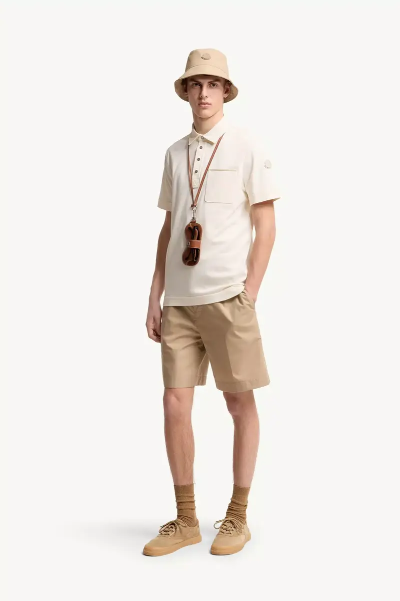 Moncler Cotton Piquet Polo Shirt | Thumbnail 3 Moncler Cotton Piquet Polo Shirt | Thumbnail 3
