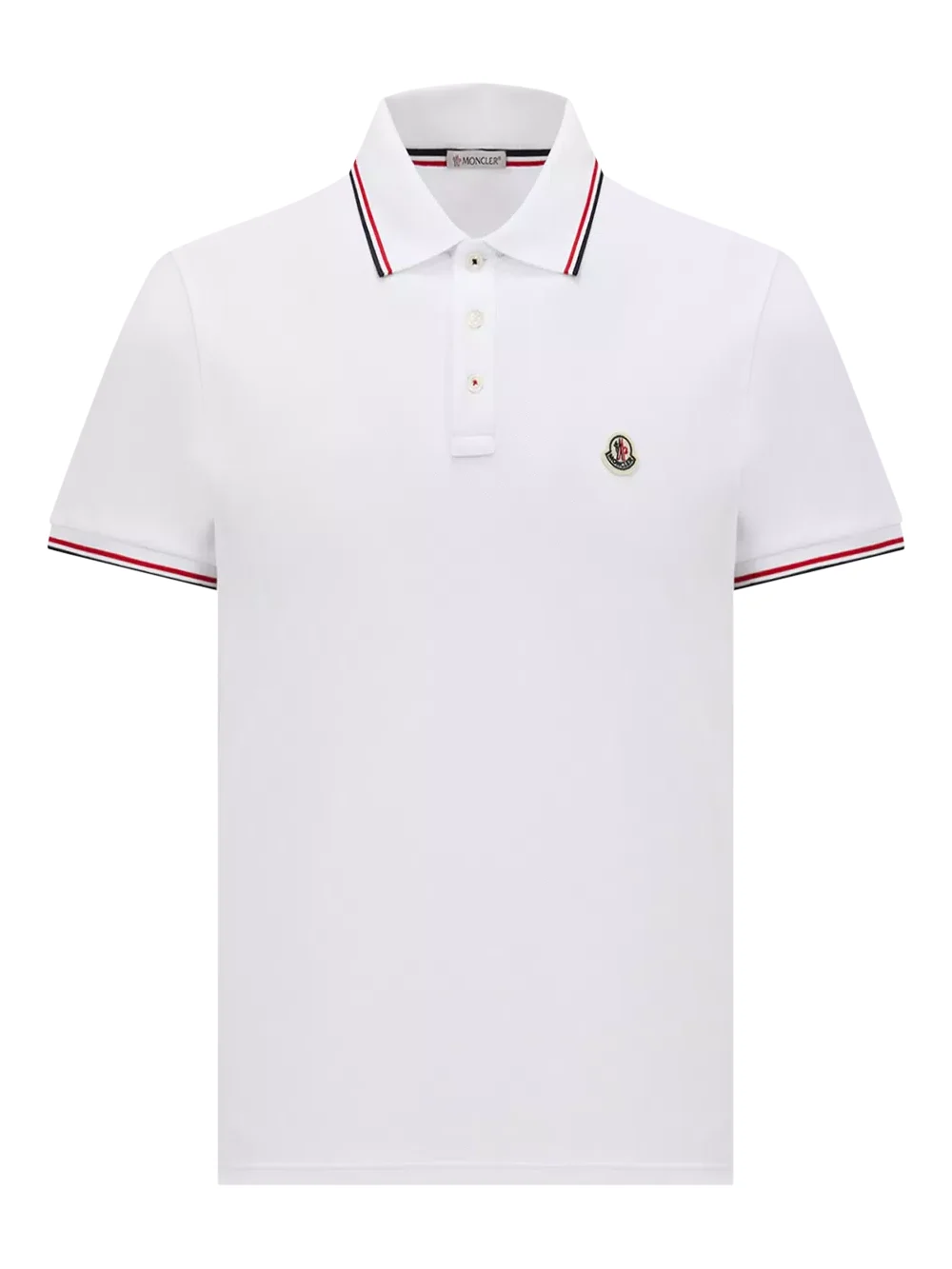 Tricolor-trimmed Cotton Piquet Polo Shirt Tricolor-trimmed Cotton Piquet Polo Shirt