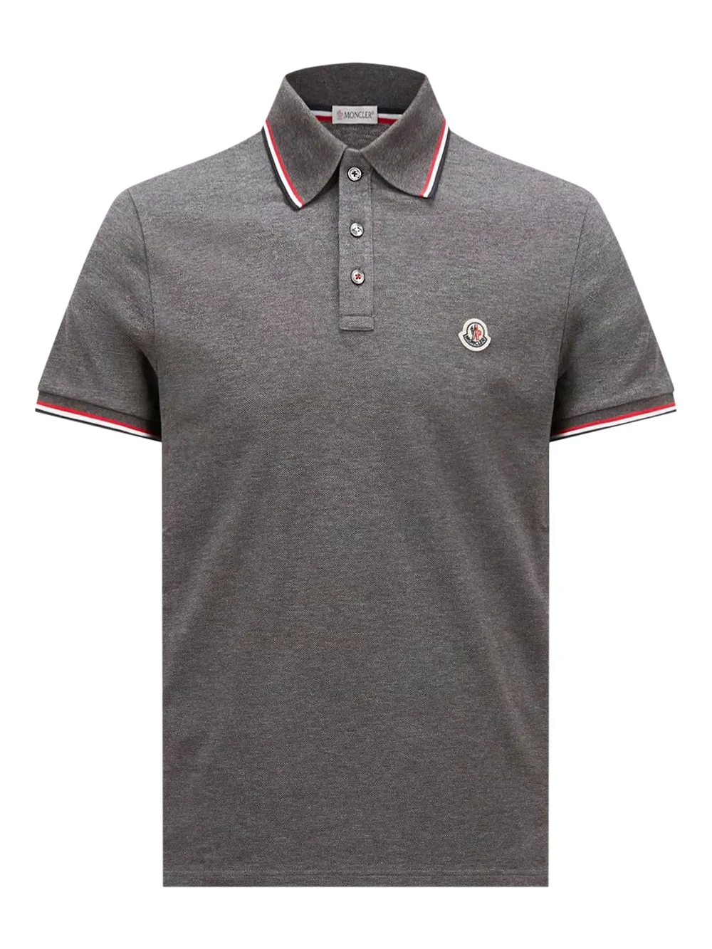 Tricolor-trimmed Cotton Piquet Polo Shirt