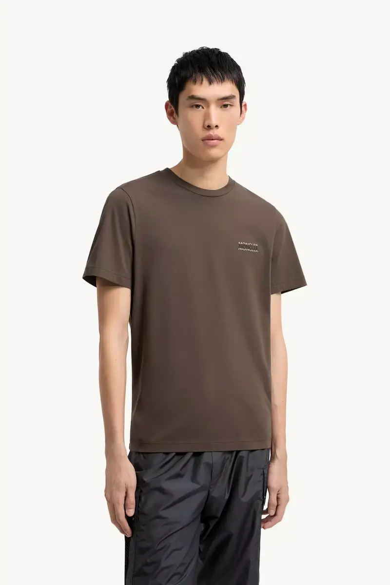 Moncler Logo Cotton Jersey T-shirt | Thumbnail 5