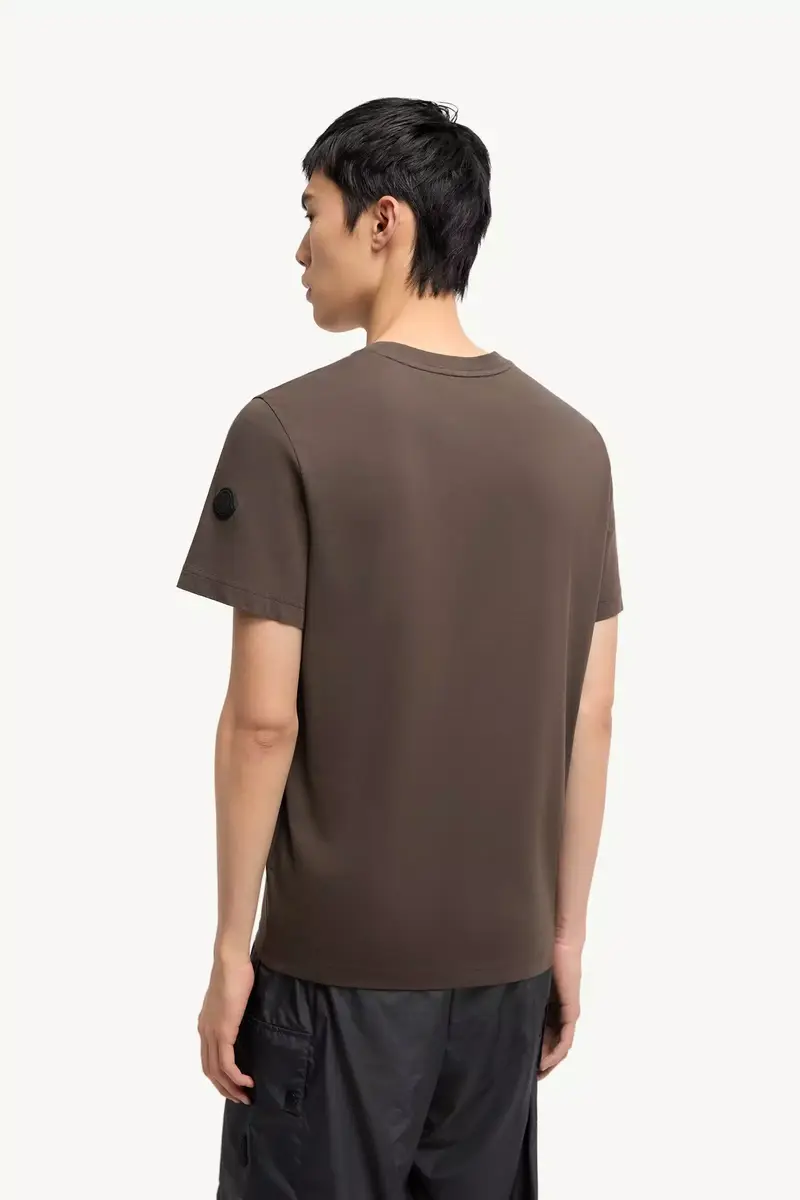 Moncler Logo Cotton Jersey T-shirt | Thumbnail 6