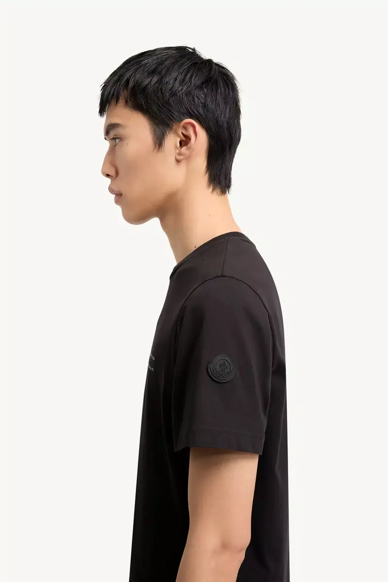 Moncler Logo Cotton Jersey T-shirt | Thumbnail 4 Moncler Logo Cotton Jersey T-shirt | Thumbnail 4