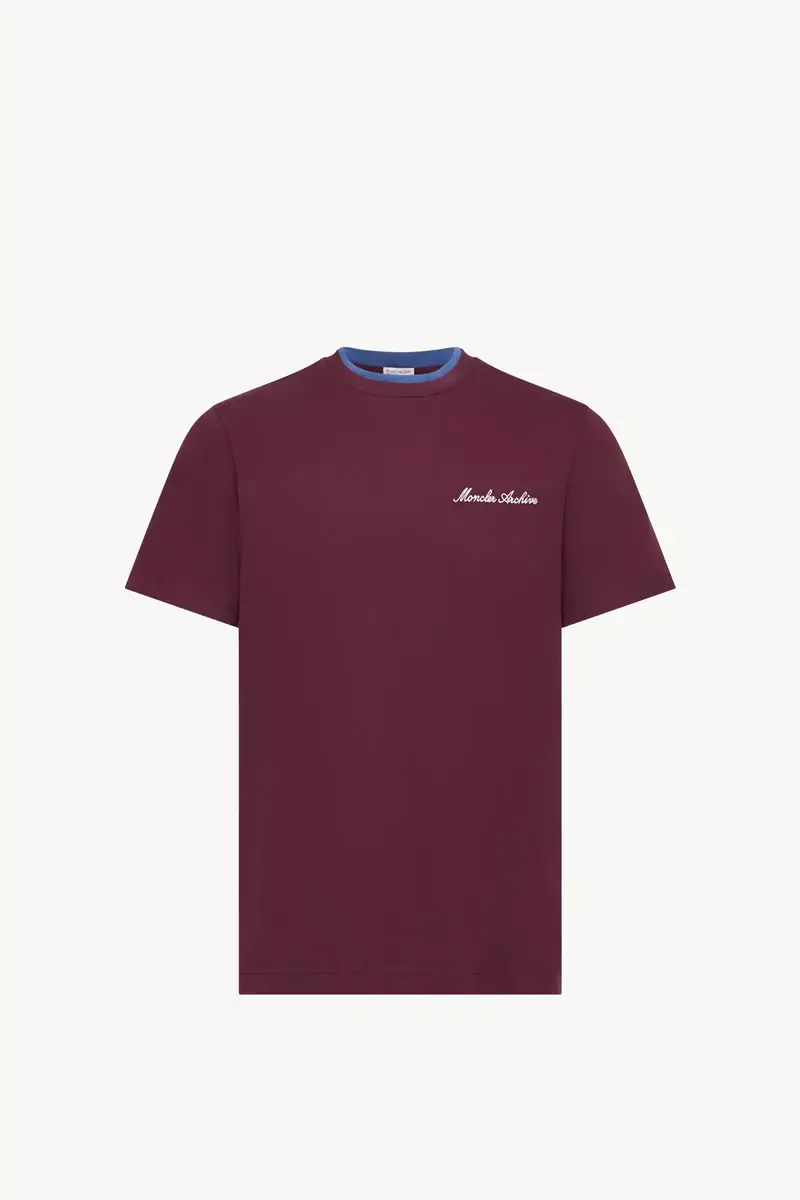 Moncler Embroidered Logo Cotton T-shirt | Thumbnail 2 Moncler Embroidered Logo Cotton T-shirt | Thumbnail 2