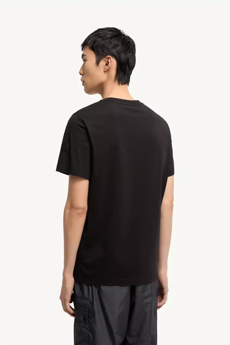 Moncler Logo Cotton Jersey T-shirt | Thumbnail 5 Moncler Logo Cotton Jersey T-shirt | Thumbnail 5