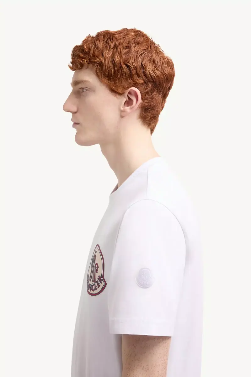 Moncler Logo Cotton T-shirt | Thumbnail 3