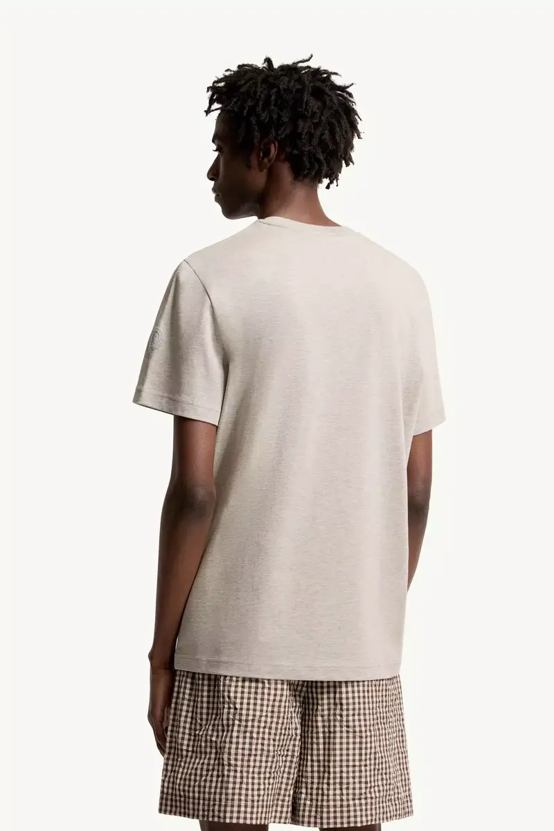 Moncler Logo Cotton T-shirt | Thumbnail 6 Moncler Logo Cotton T-shirt | Thumbnail 6