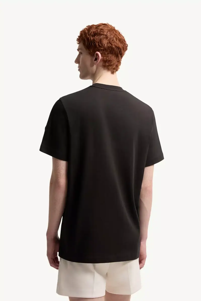 Moncler Sketch Embroidered Logo Cotton T-shirt | Thumbnail 6