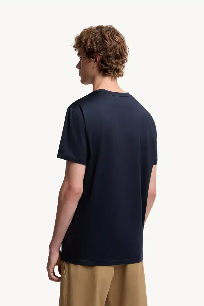 Moncler Double Logo Patch Cotton T-shirt | Thumbnail 6