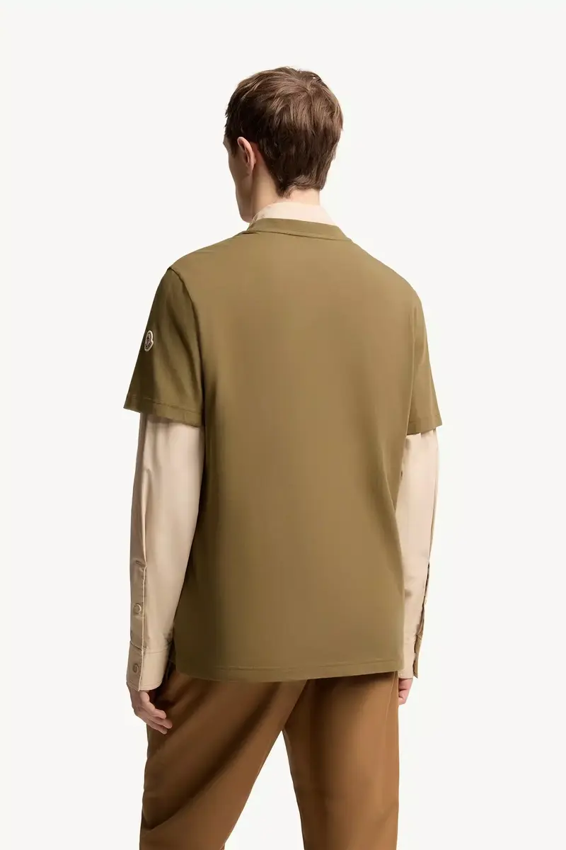 Moncler Logo Print Cotton T-shirt | Thumbnail 6 Moncler Logo Print Cotton T-shirt | Thumbnail 6