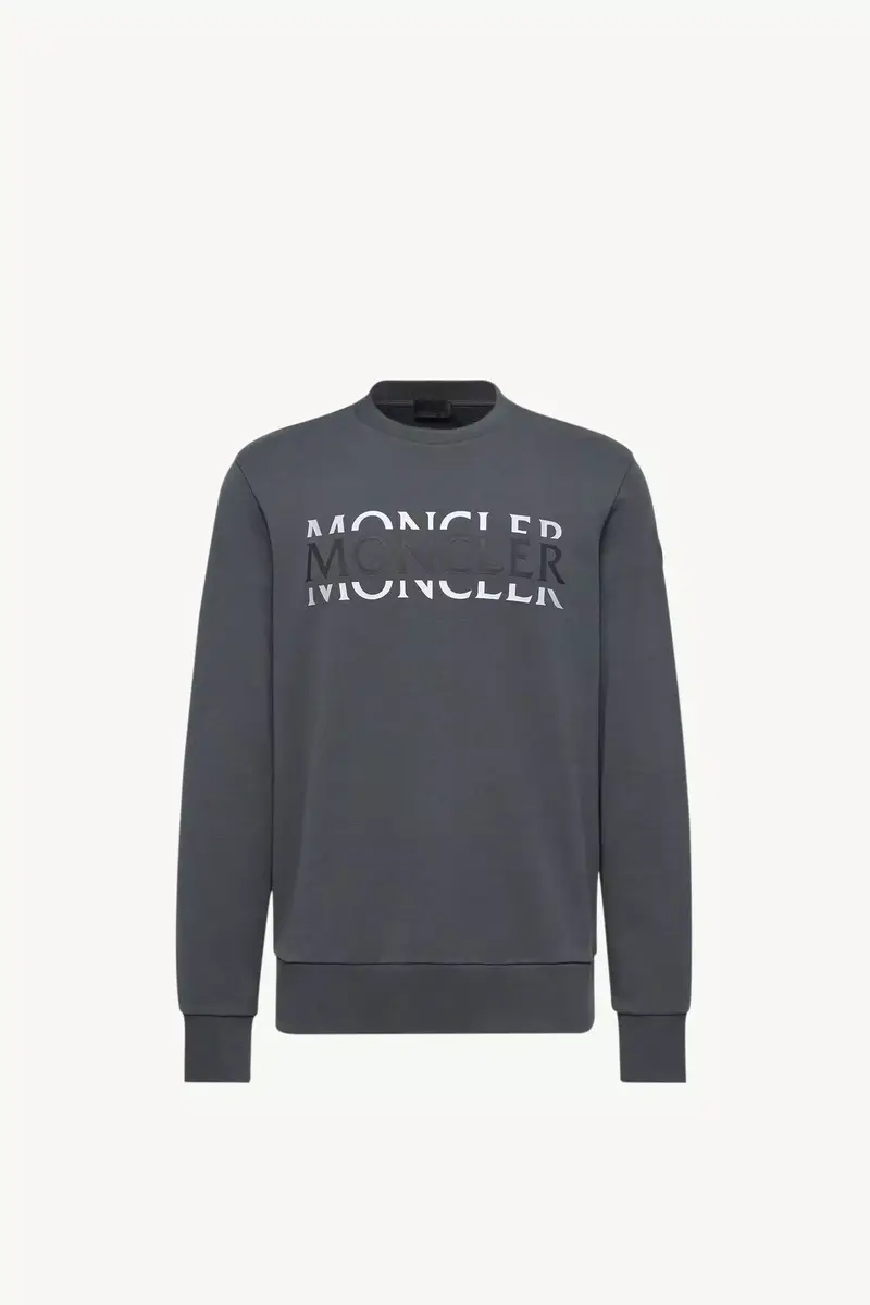 Moncler Logo Cotton Jersey Long Sleeve T-shirt | Thumbnail 2