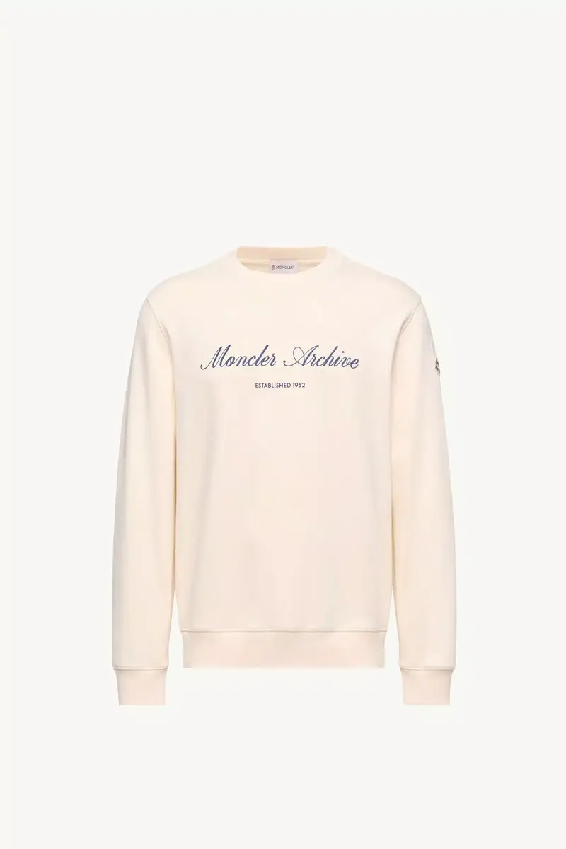 Moncler Cotton Blend Logo Sweatshirt | Thumbnail 2 Moncler Cotton Blend Logo Sweatshirt | Thumbnail 2