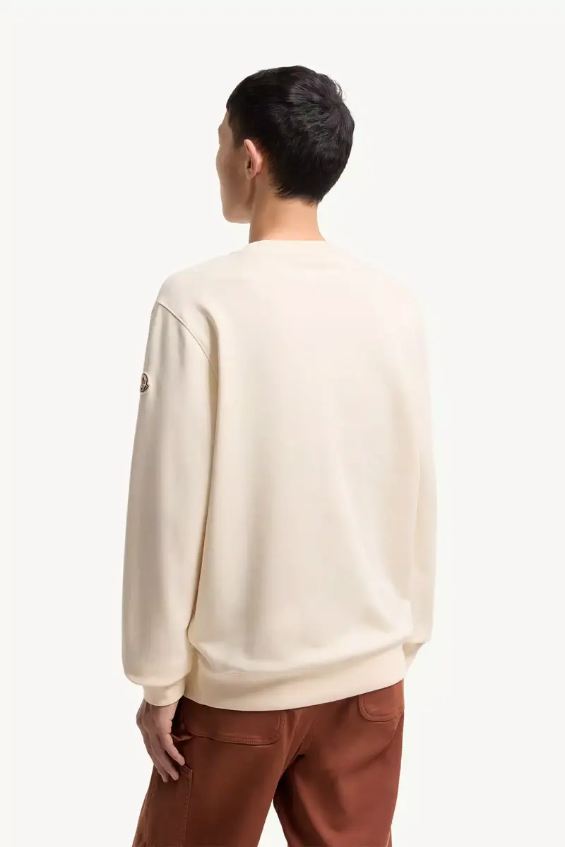 Moncler Cotton Blend Logo Sweatshirt | Thumbnail 6 Moncler Cotton Blend Logo Sweatshirt | Thumbnail 6