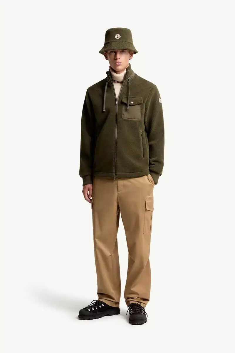 Moncler Padded Teddy Zip-up Sweatshirt | Thumbnail 3