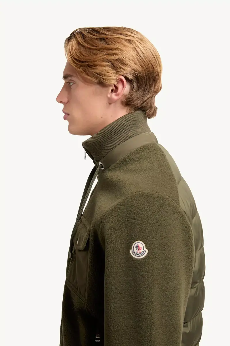 Moncler Padded Teddy Zip-up Sweatshirt | Thumbnail 4