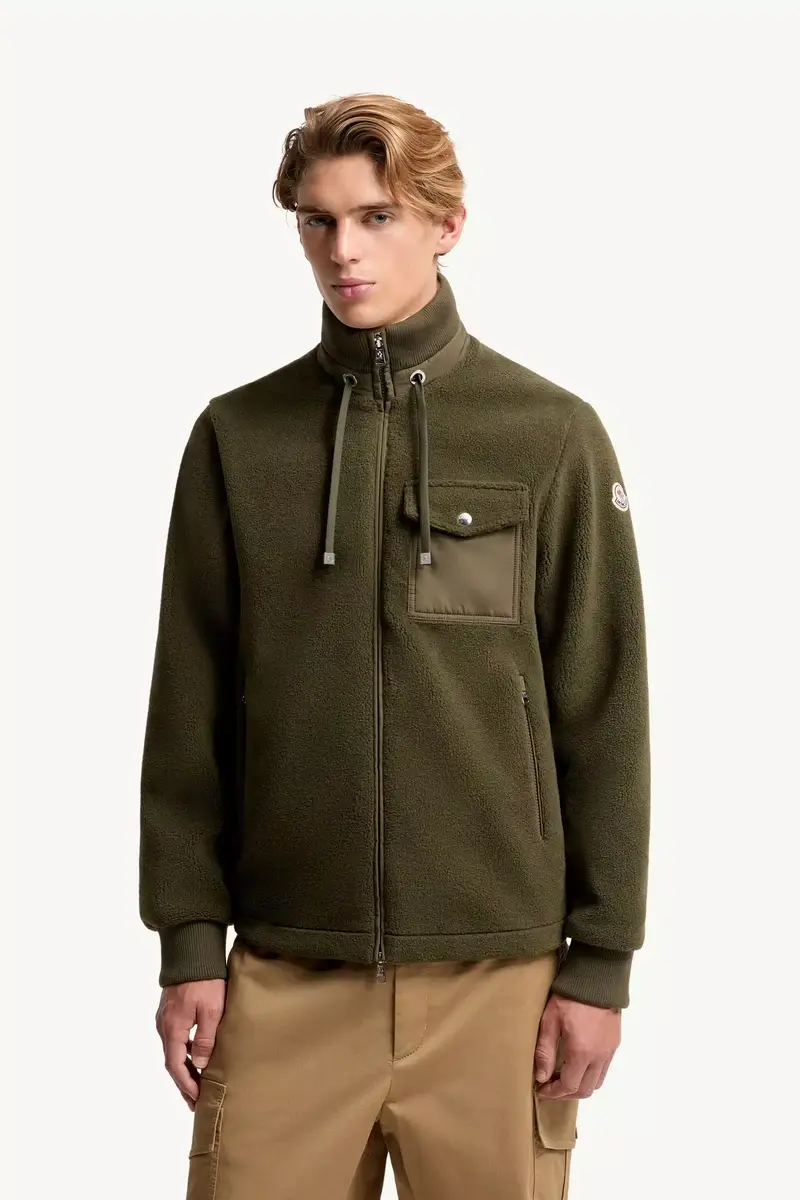 Moncler Padded Teddy Zip-up Sweatshirt | Thumbnail 5