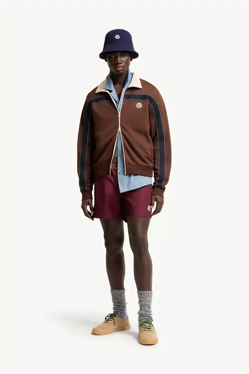 Moncler Topstitched Turtleneck Zip-up Sweatshirt | Thumbnail 3
