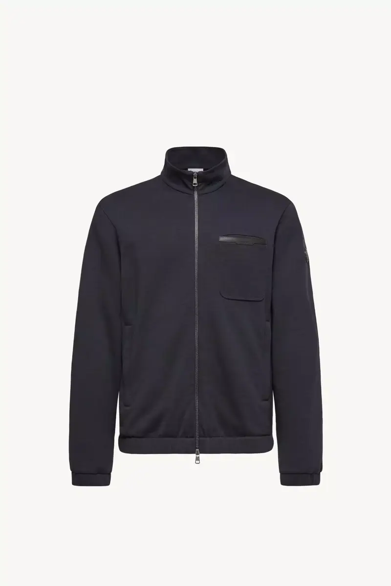 Moncler Cotton Blend Zip-up Sweatshirt | Thumbnail 2 Moncler Cotton Blend Zip-up Sweatshirt | Thumbnail 2