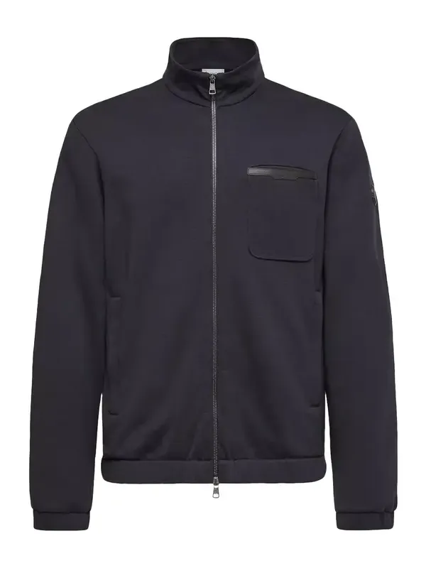 Cotton Blend Zip-up Sweatshirt Cotton Blend Zip-up Sweatshirt